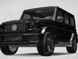 梅赛德斯amg-g63豪华汽车硬派越野车2018款C4D汽车模型下载