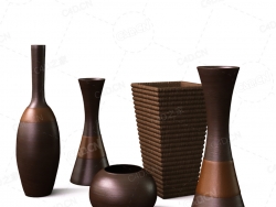 插花瓶工艺摆件瓶子C4D模型