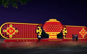 元宵节花灯C4D模型 Series 3D model