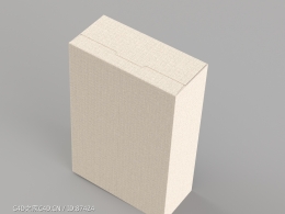 高质量通用长方体纸盒包装盒C4D三维模型资源下载，适用于产品包装设计与虚拟展示