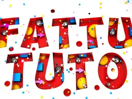 C4D有趣的凹坑卡通文字工程 Create Funny Typography