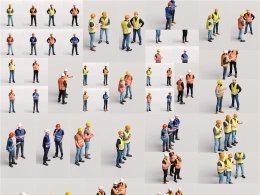 工程建筑工地施工工人人物3D模型Humano 3D - 2506 - Workwear