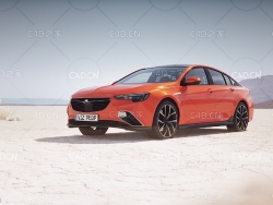 未知名掀背轿车c4d模型