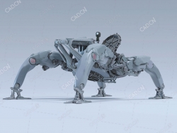 小龙虾机甲怪兽青蛙机械战车C4D模型mech catalog Crayfish