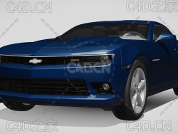 雪佛兰2014款C4D汽车模型下载