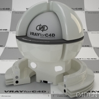 vray for c4d材质：Simple SSS Plastic