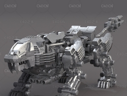 机械狮狮形机械模型Mechanical lion