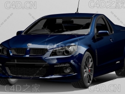霍顿皮卡汽车2015款C4D汽车模型下载