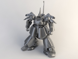 C4D《机动战士Z高达》The-O模型