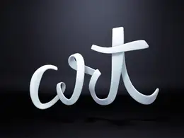 C4D创建一个有弹性的布条文字动画教程 Creating a Bouncy Stroke Logo Animation