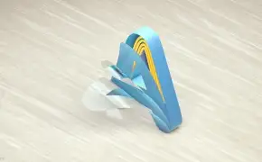 C4D文字剥开动画教程 Create a Bendy Text Design in Cinema 4D