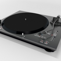 留声机C4D模型 Record Turntable