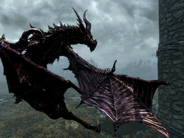 游戏《上古卷轴》恶龙奥杜因C4D角色动画模型 alduin animaitions