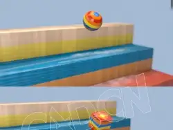 C4D球体变立方体下台阶动画工程