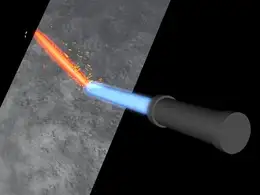 C4D简易激光器动画工程文件 sabre laser