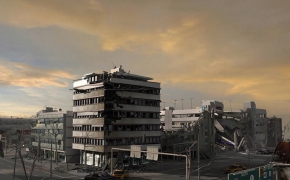 炸毁的建筑、城区、楼房3D高精模型 DESTROYED CITY