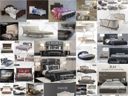 床上用品3D模型合集(MAX模型) BED COLLECTION 3dskyPro 3dsmax Volume 1