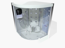 大型扇形多人淋浴房