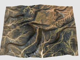 褶皱山脉地势地貌Osiris Terrain