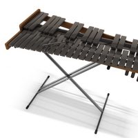 乐器3D模型：木琴C4D模型 Xylophone