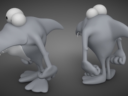 卡通鲨鱼C4D模型 Shark 3d model