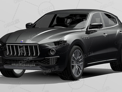 玛莎拉蒂levante-s-q4-granlusso汽车2022款C4D汽车模型下载