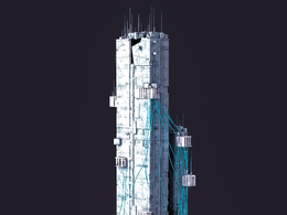 未来科幻赛博朋克高层建筑future architecture-77