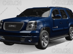 吉姆西汽车GMC育空遗产版SUV越野汽车2012款C4D汽车模型下载