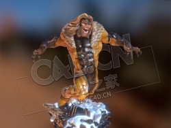 C4D剑齿虎人物雕塑模型 sssabertooth