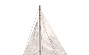 办公室帆船工艺品装饰C4D模型 Sailing crafts