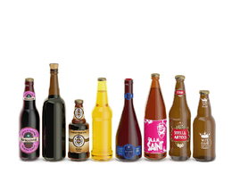 酒水饮料瓶酒瓶玻璃瓶C4D模型