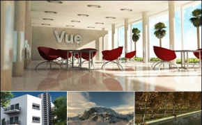 VUE场景模型合集（雪山、公园、办公楼、室内）Vue 10 Extras