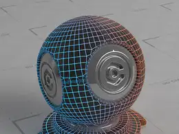 线框线描效果Cy4D Polygon Wireframe