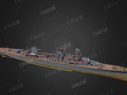 苏联布琼尼6级巡洋舰C4D模型下载Budyonny 3d model