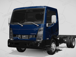 日产cabstar卡车货车运输车辆汽车2013款C4D汽车模型下载