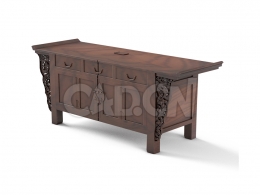 明清风格清代实木二闷桌玄关柜供案桌中式古典家具