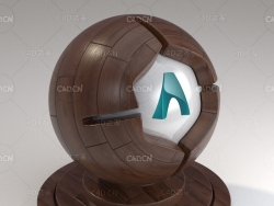 10个C4D阿诺德渲染器木纹材质球合集 Arnold Mutating Materials Woods Sampler