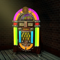 点唱机C4D模型 Jukebox by mindseed