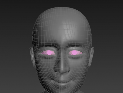 男人头 青年 3D模型