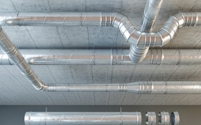 油管、管道、通风管道C4D模型 Set Ventilation Pipes