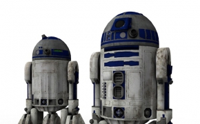 星球大战系列 R2-D2机器人C4D模型 R2-D2 3d model