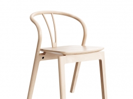 Flow 实木餐椅木质椅子3D模型素材下载Flow Dining Chair by L Ercolani