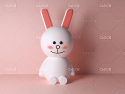 卡通小兔子玩偶 rabbit