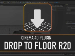 Drop To Floor R20+ 支持C4D R20+ 地面对齐插件