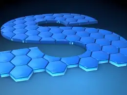 C4D六角文字组合动画工程