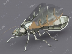 机械飞虫C4D模型