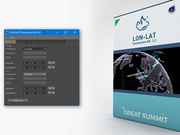 C4D地球地点连线插件 TGS Lon-Lat Connection Kit V3.0 For Cinema 4D R16-R19