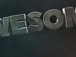 C4D+AE金属立体标题文字动画工程 Awesome Title - C4D Template