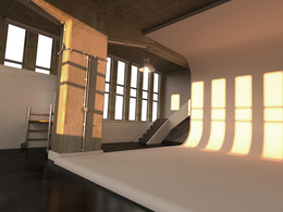 C4D Octane Render摄影基地 室内影棚模型渲染