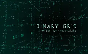 C4D数字网格制作教程 Binary Grid with X-Particles